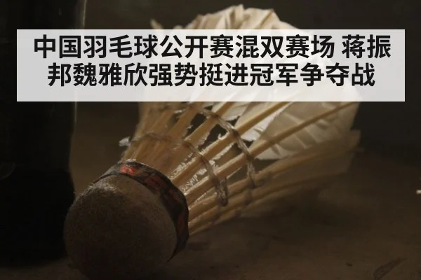中国羽毛球公开赛混双赛场 蒋振邦魏雅欣强势挺进冠军争夺战